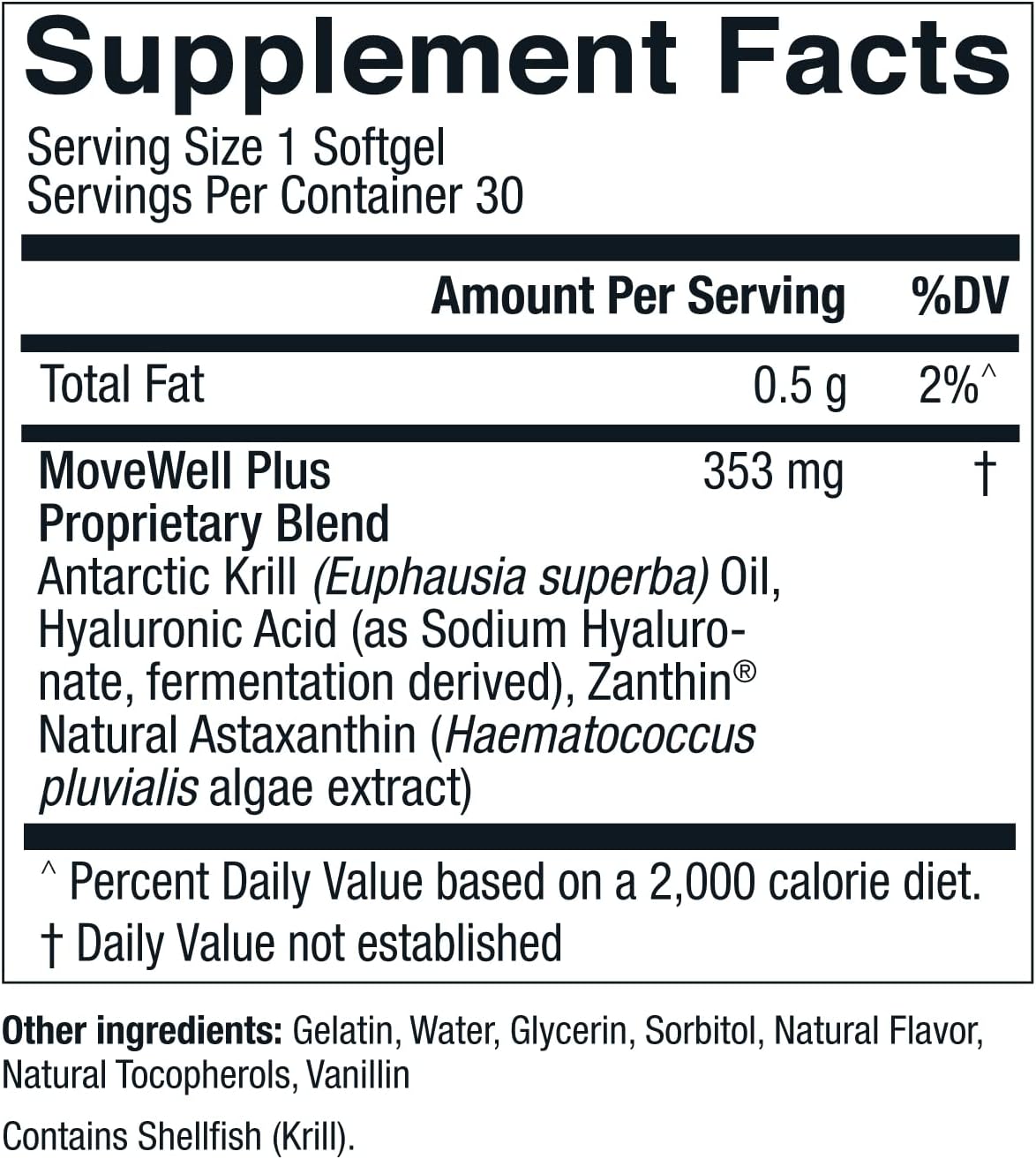 Joint Health Supplement - MoveWell Plus by LiveWell | Antarctic Krill