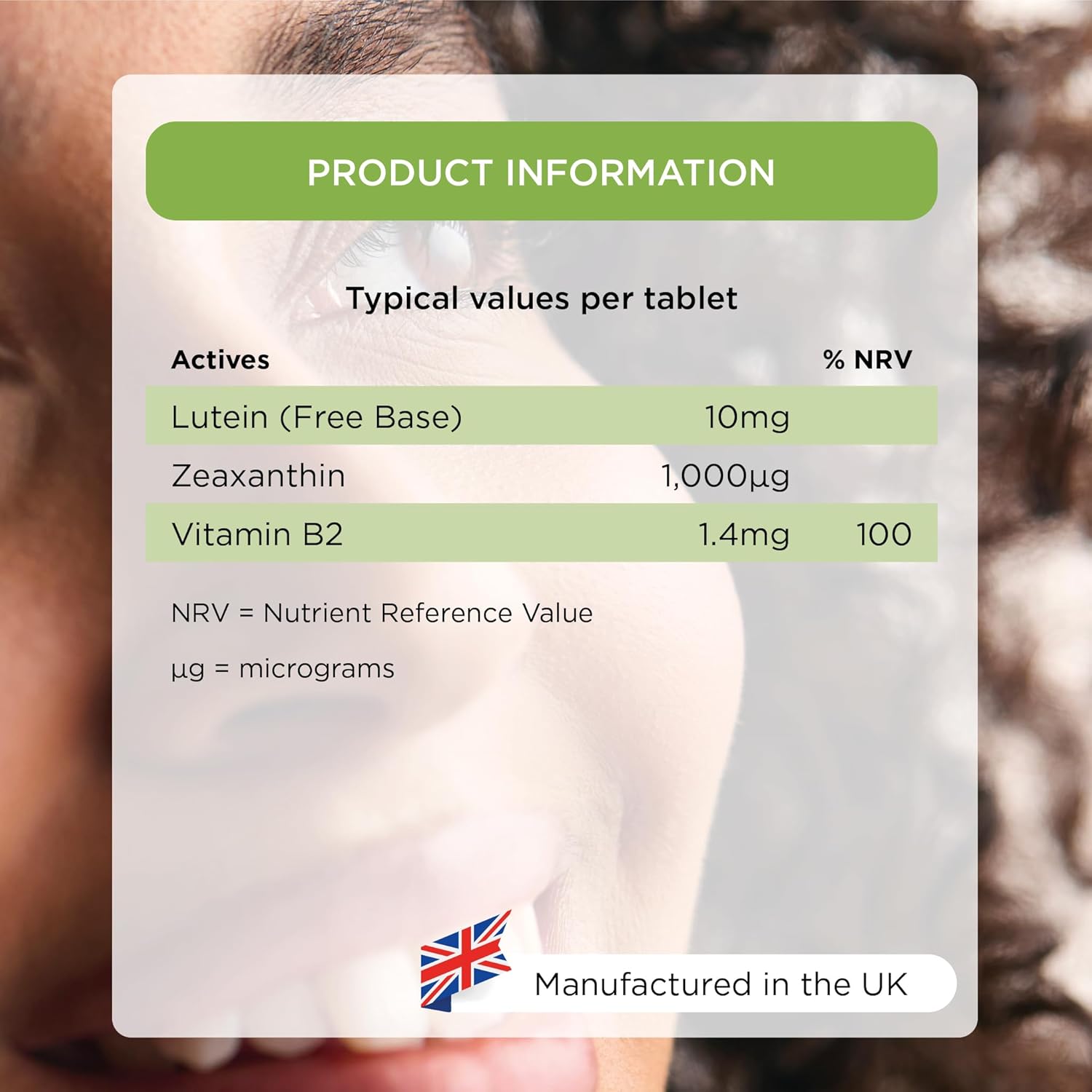 Healthspan Retinex Eye Support | 60 Tablets | 10mg Natural Source of Lutein | High Levels of Zeaxanthin | Added Vitamin B2 | Vegan : Amazon.co.uk: Health & Personal Care