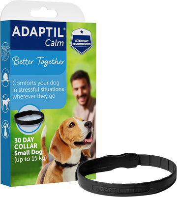 Adaptil Calm-On-The-Go Collar For Dogs Small, Adaptil Calming Dog Collar Helps Reduce Dog Anxiety With Natural Pheromones, Dog Calm Collar Helps To Reduce Stress And Behavioural Issues