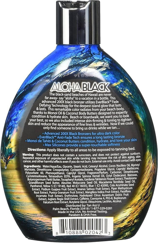 Tan Asz U Aloha Black Advanced 200X Black Bronzer - 13.5 Oz