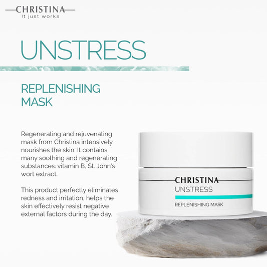 -Christina- Unstress Replenishing Mask - For Combination, Normal, And Dry Skin 50Ml / 1.7 Fl.Oz
