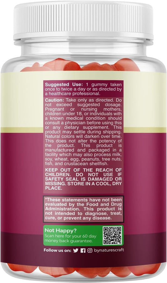 Apple Cider Vinegar Acv Gummies - Gut Health & Natural Energy Supplement With Vitamin B6 B12 Beet Root And Pomegranate - Apple Cider Vinegar With Mother Body Cleanse Detox For Women & Men 60 Servings