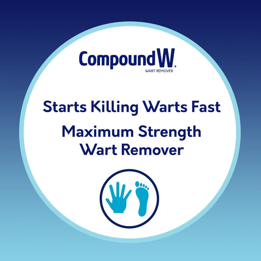 Compound W Maximum Strength One Step Invisible Wart Remover Strips, 14 Ct