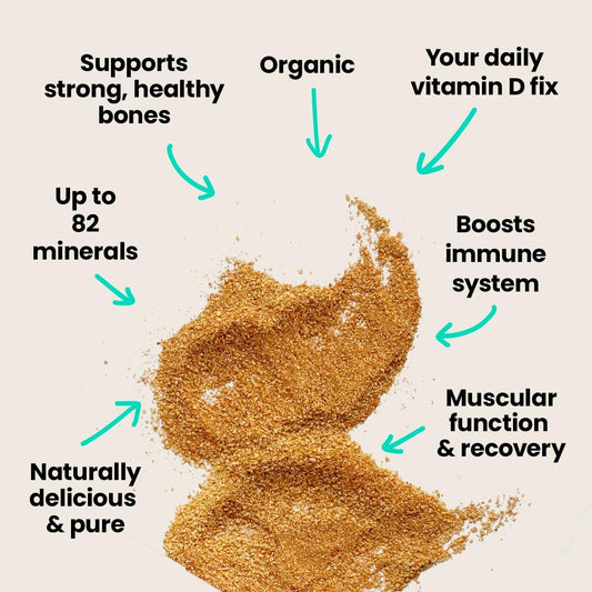 Your Daily Vitamin D In Every Pinch | Organic Aura Sea Salt | Infused Celtic Sea Salt With Cayenne & Paprika | 30% Less Sodium Than Table Salt | 5 Months Of Vitamin D | 80G Resealable Pouch