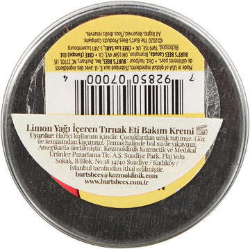 Burt'S Bees Cuticle Cream For Nails, Sweet Almond Cuticle Oil With Cocoa Butter & Vitamin E, Lemon Scent, 15G
