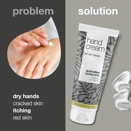 Australian Bodycare Hand Cream For Very Dry Hands | Tea Tree Oil + Lemon Myrtle | Hand Cream For Men & Women With Cracked Hands | Vegan Hand Cream With Tea Tree Oil | 100Ml