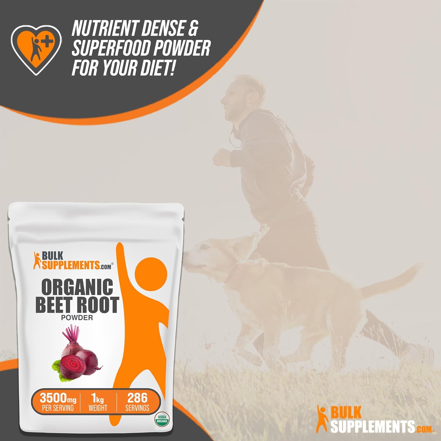 BULKSUPPLEMENTS.COM Organic Beet Root Powder - Beet Powder Organic, Be
