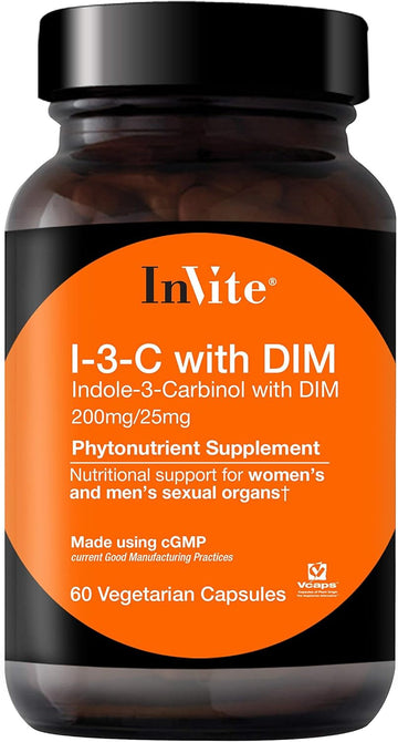 'Invite Health Indole 3 Carbinol 200Mg With Dim (I-3-C) (1)
