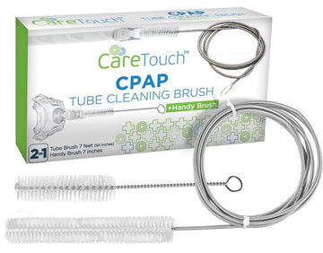 Care Touch Cpap Tube Cleaning Brush - Flexible Stainless (7 Feet) Plus Handy Brush (7 Inches) Fits 16Mm Diameter Tubing