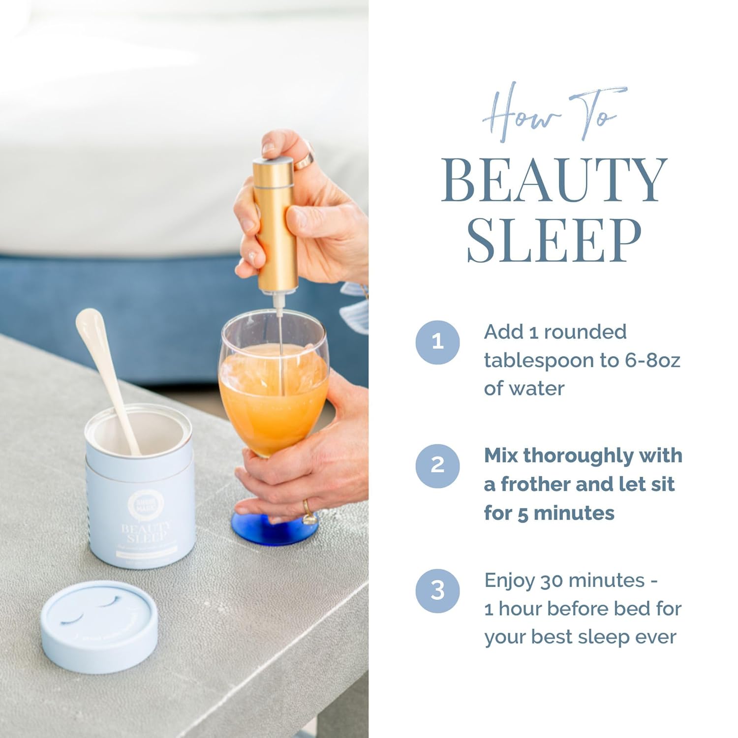 Shore Magic Beauty Sleep Premium Marine Collagen Powder with Type I II III and IV Hydrolyzed Peptides Dreamsicle Orange Vanilla Flavor Free of Eggs, Nuts, Dairy, and Gluten : Health & Household