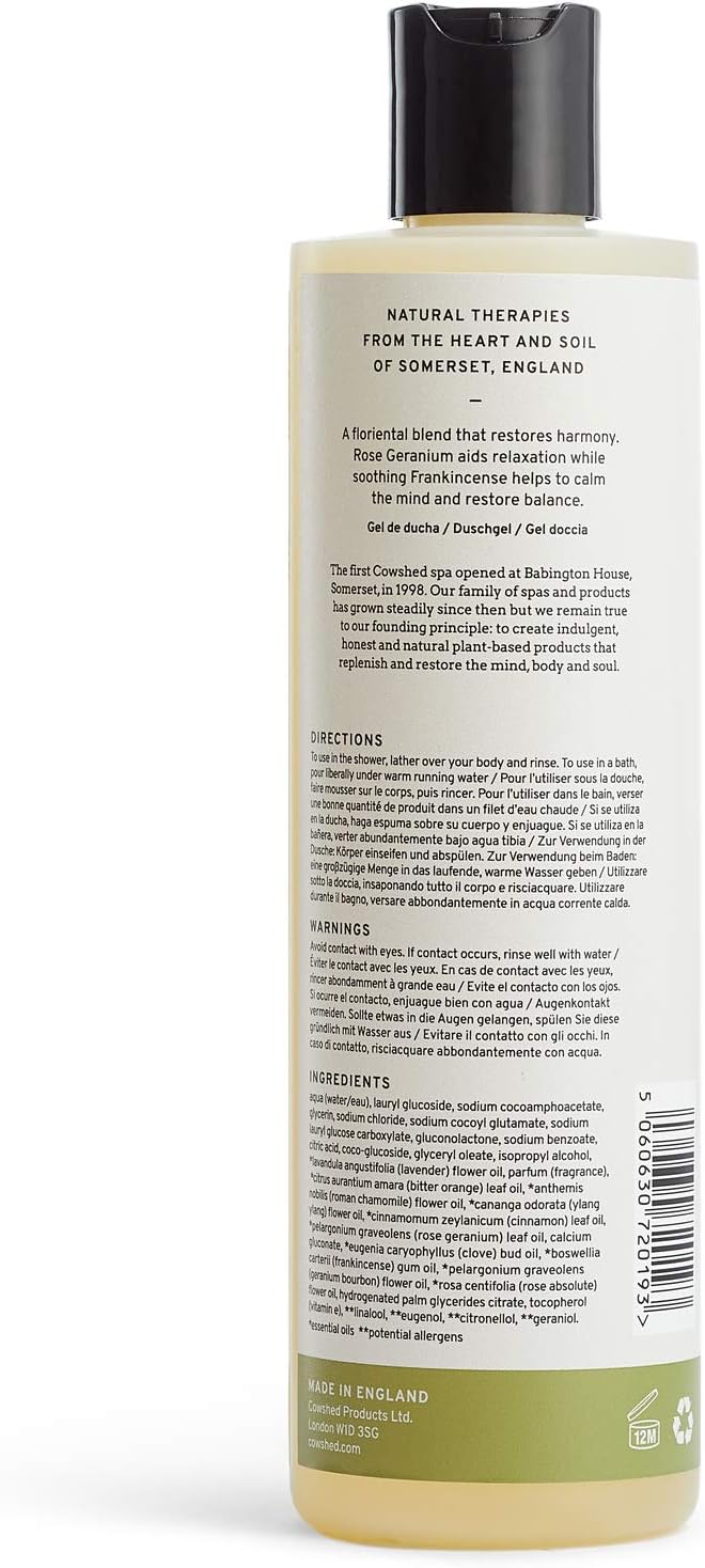 Cowshed Balance Restoring Bath & Shower Gel, 300 ml : Amazon.co.uk: Beauty