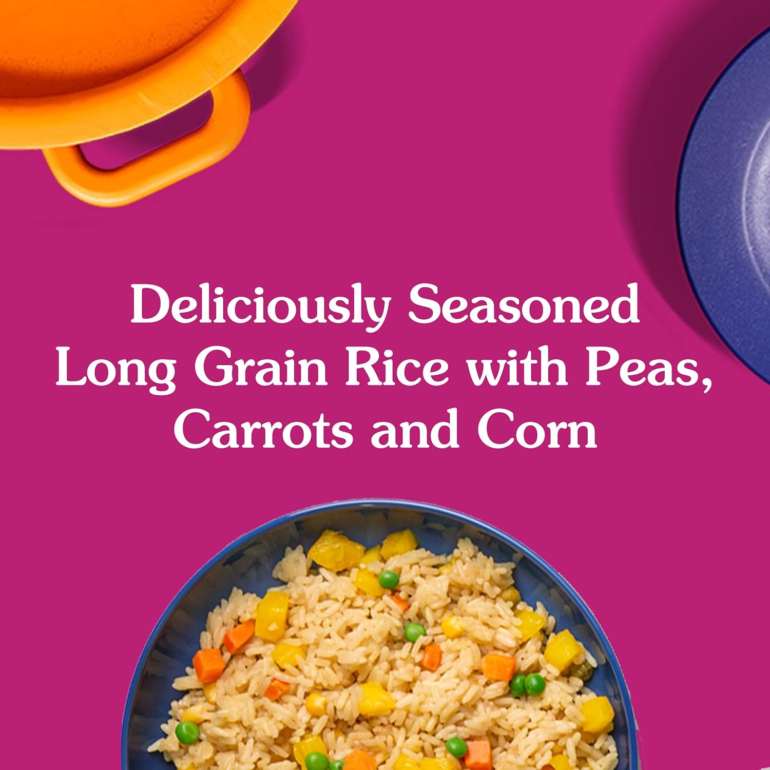 BEN'S ORIGINAL Ready Rice Garden Vegetable Flavored Rice, Easy Dinner Side, 8.8 OZ Pouch (Pack of 12) : Everything Else