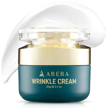 Abera Anti-Wrinkle Face Cream, Anti-Aging Moisturizer For Fine Lines & Wrinkles, Hydrating Face Cream For Sensitive Skin, 0.7Oz