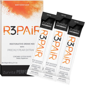 Zurvita R3Pair Restorative Drink Mix With Prickly Pear Extract, 7.14 F