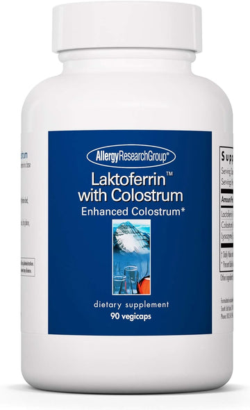 Allergy Research Group - Laktoferrin With Colostrum - Immune Support -