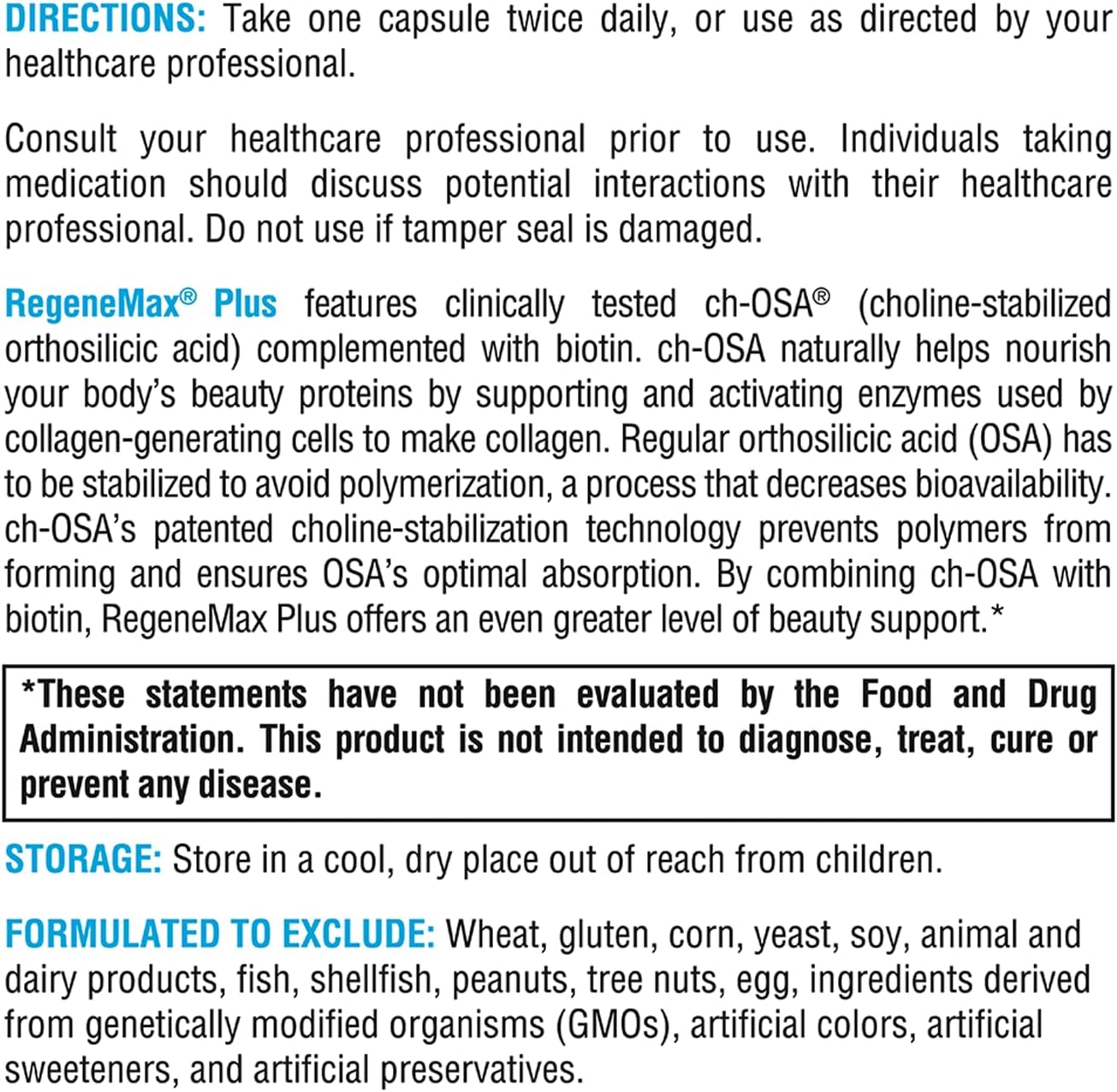 XYMOGEN RegeneMax Plus - Biotin Supplement with Choline for Hair, Skin, Nails + Joint Health - Produces Collagen to Support Bone Health + Wrinkles - Biotin 5000mcg (120 Capsules) : Health & Household