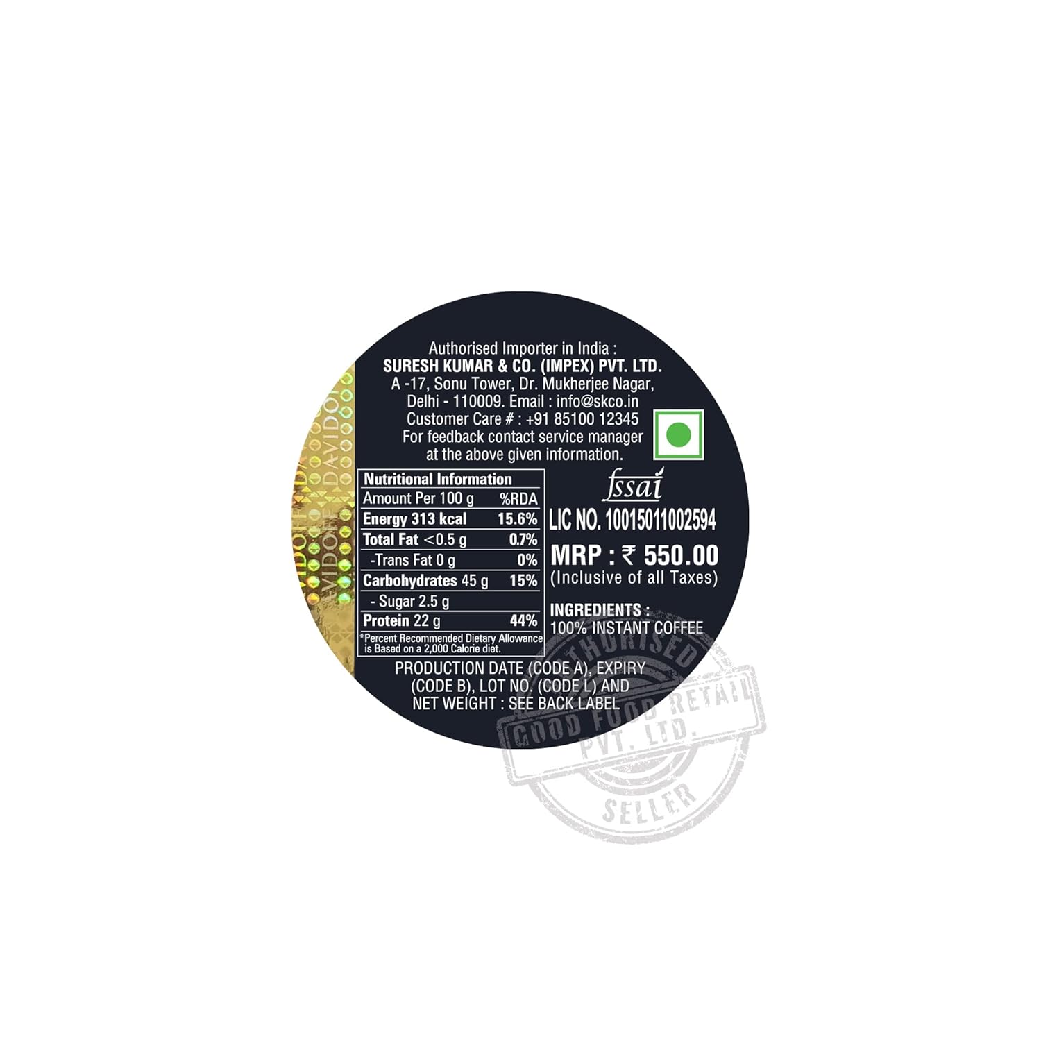 Davidoff Instant Coffee Trio - Rich Aroma, Fine Aroma And Espresso 57 Bundle - 100% Arabica Beans - Roasted For A Spicy Richness, Fragrant Elegance, And Chocolatey Depth, 3 X 3.52 Oz