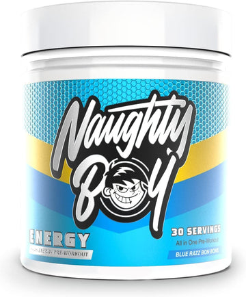 Naughty Boy High Energy Pre Workout Powder With Beta Alanine, Citrulline & Caffeine Supplements For Men & Women Clinically Dosed Energy Drink- 390G/30 Servings (Pineapple Crush)