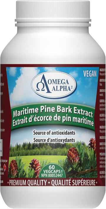 Maritime Pine Bark Extract Anti Hypertenstion 60 Capsules