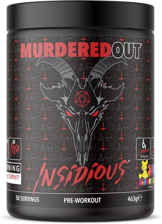 Murdered Out Pre Workout Insidious Bubblescum 463G