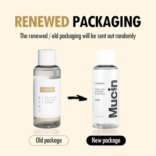 Vegreen Alcohol-Free Skin Mucin Essence Toner For Face | Wild Yam Extract-Enriched Calming Toner Facial Essence Skin Care | Hydrating Toner For Face Glass Skin Essence For All Skin Types 5 Fl Oz