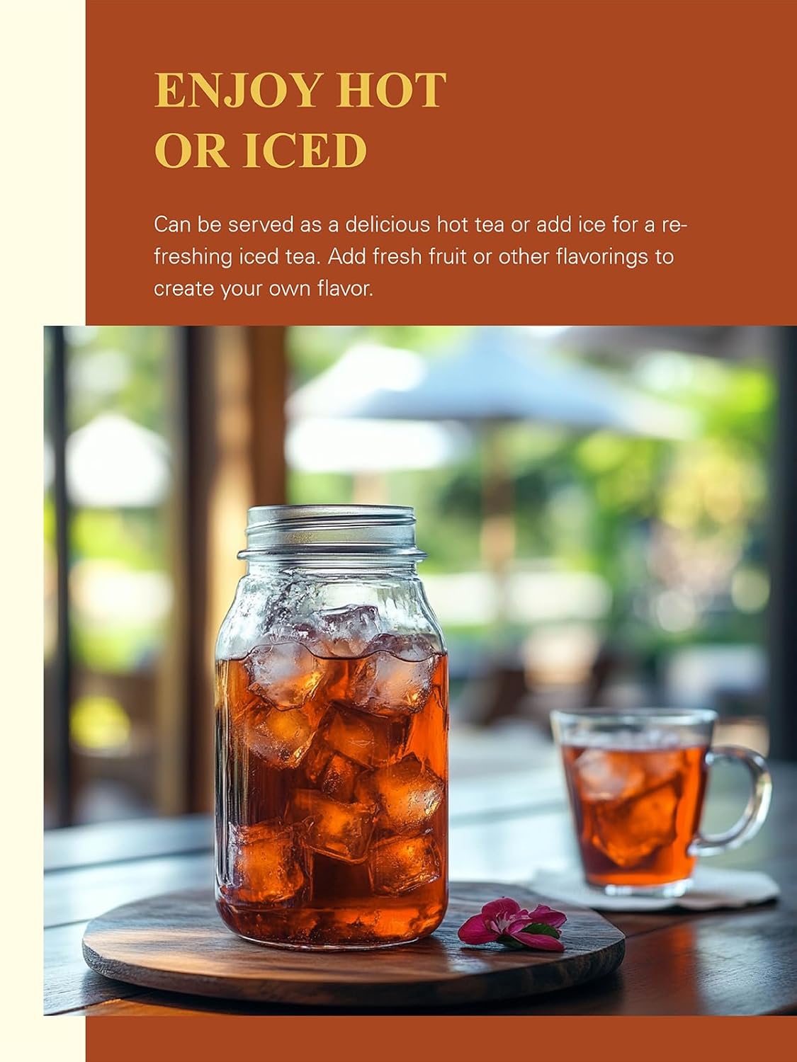 Gldnt Organic Pu-Erh Tea, Yunnan Ripe Pu'Erh Tea Loose Leaf, Fermented Dark Tea, Bold & Smooth Flavor, Caffeinated, 16Oz