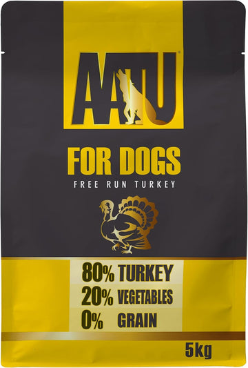 Aatu - Dry Dog Food - High Protein Grain Free Recipe With No Artificial Ingredients - Turkey, 5KgAt5