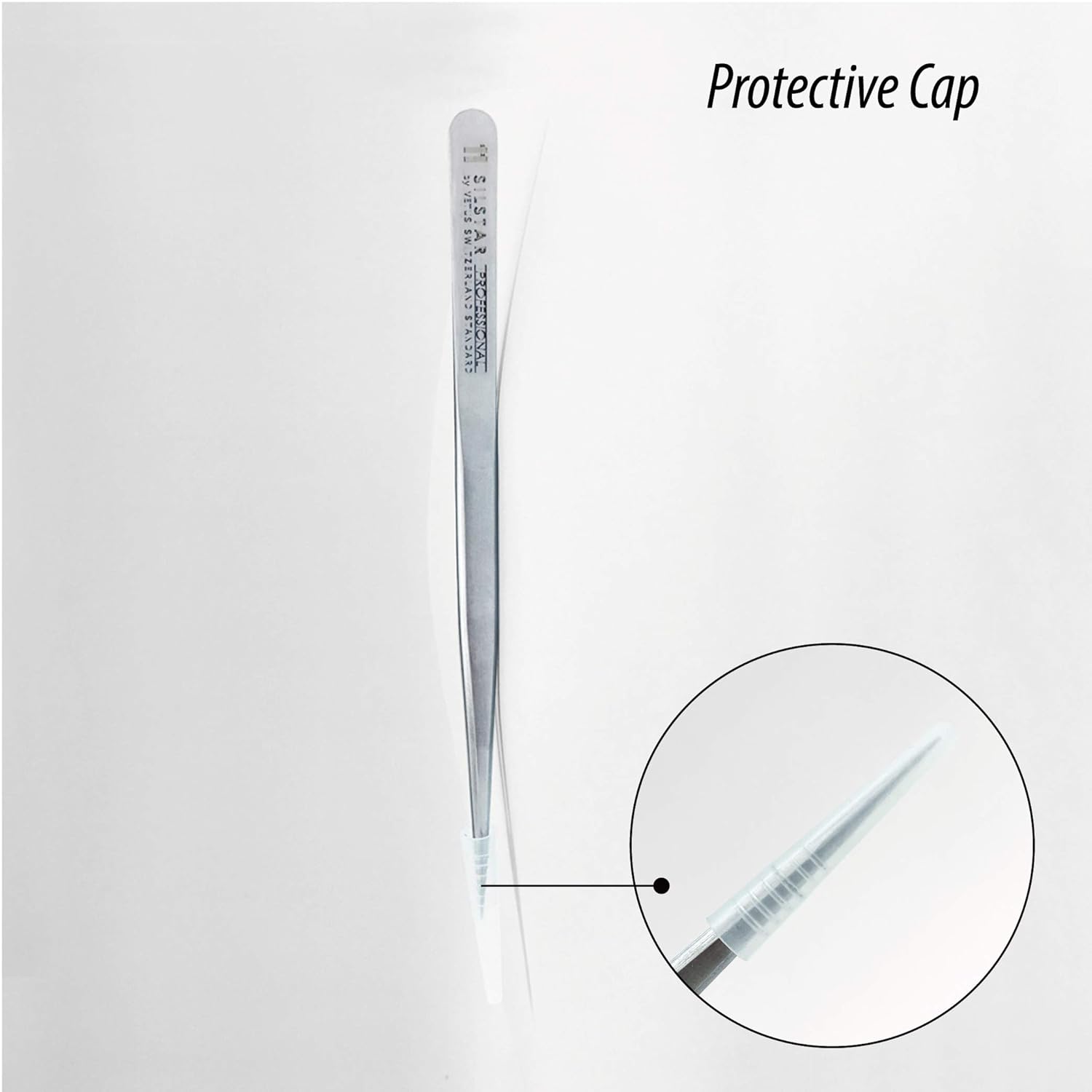 Silstar Professional Perfection Point Tweezer 16_Chrome, Tweezers W/Protective Pouch Surgical Grade Stainless Steel-Point Tip For Ingrown Hairs,Splinters,Expert Eyebrow Shaping & Facial Hair Removal : Beauty & Personal Care