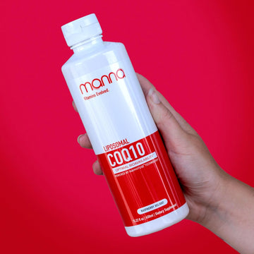 Manna Liposomal Coq10 – Ultra Absorption Ubiquinone For Heart, Energy, Brain & Immune Support – Antioxidant & Cellular Protection For Healthy Aging – Vegan, Non-Gmo, 10X Better Absorption