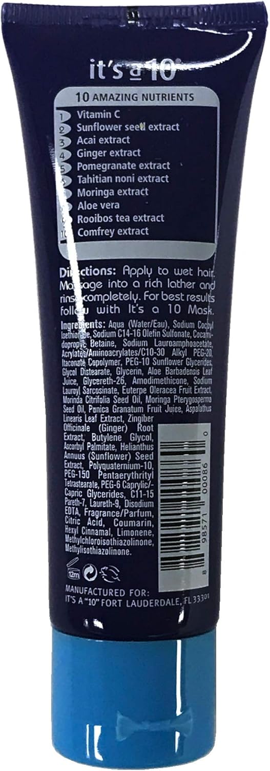 It'S A 10 Haircare Miracle Moisture Shampoo Sulfate Free, 2 Fl. Oz