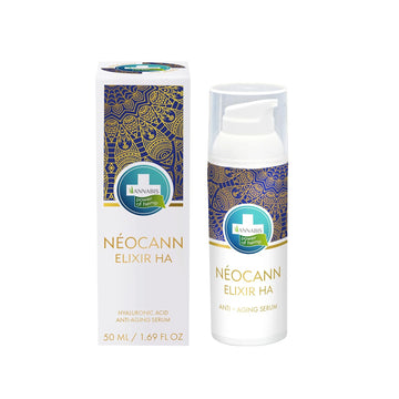 Neocann Elixir Ha All-Natural Vegan Anti-Aging Face Serum With Organic Hemp, Non-Animal Hyaluronic Acid, Liftonin®-Xpert, And Defensil®-Soft