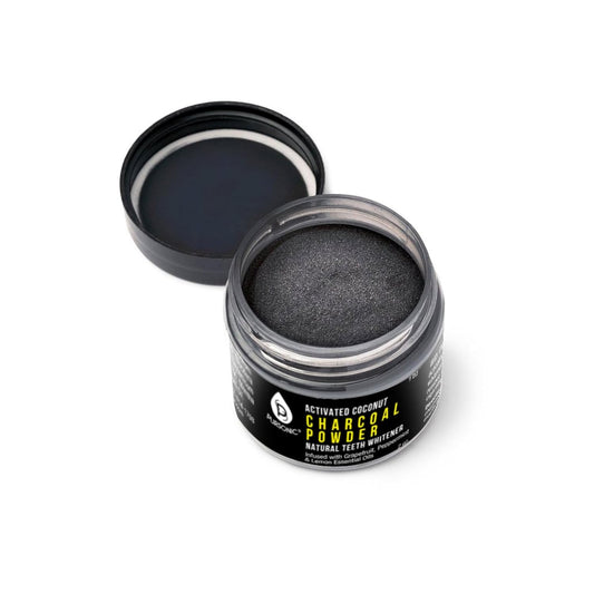 Pursonic Teeth Whitening Charcoal Powder Natural, Infused With Grapefruit,Peppermint & Lemon Essential Oils, 2Oz