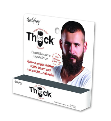 Godefroy Thick Beard And Mustache Serum For Ethnic Hair Types, 15 Ml