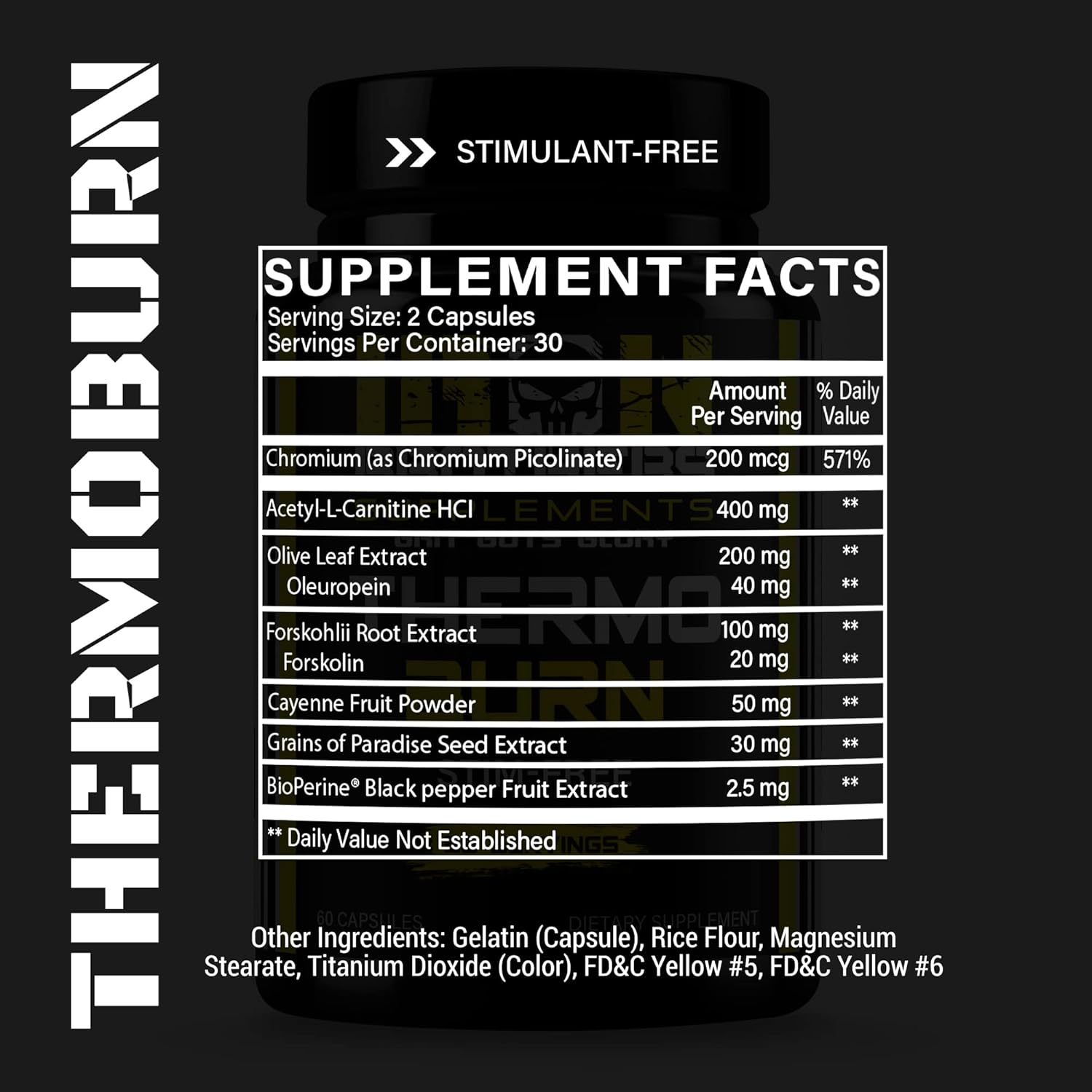 Iron Brothers Supplements Stimulant Free Fat Burners For Women And Men – Weight Loss - Non Stim Thermogenic Fat Burner – Dietary Supplement – Metabolism Booster With Cayenne Pepper – 30 Day Supply : Health & Household