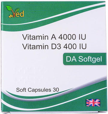 Ved Vitamin A & D3 Softgel Capsule | 30 Days Supply