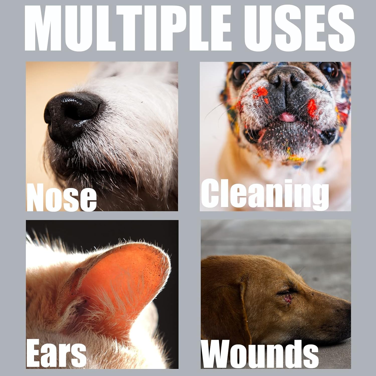 6 Inch Long Cotton Swabs for Dogs ,Cat,Small Pet Ears Cleaning, Pet Cotton Ear Buds Swabs,Ear Cleaning Swabs with Bamboo Handle,Apply for Daily Ear Cleaning Removes Wax, Dirt (100pcs) : Beauty & Personal Care