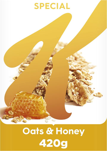 Special K Oats & Honey Breakfast Cereal Box, 420G