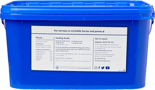 Dodson & Horrell Placid Horse Supplement 1Kg