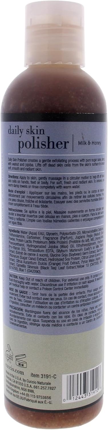 Cuccio Naturale Pomegranate & Fig Skin Polish 237Ml (8Oz), Pink