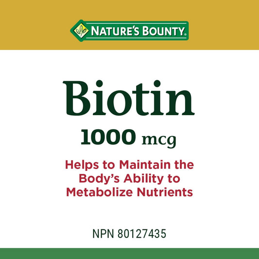 Nature'S Bounty Biotin 200 Coated Tablets