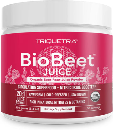 Biobeet Max Strength Beet Root Juice Powder  20:1 Concentrate, Each