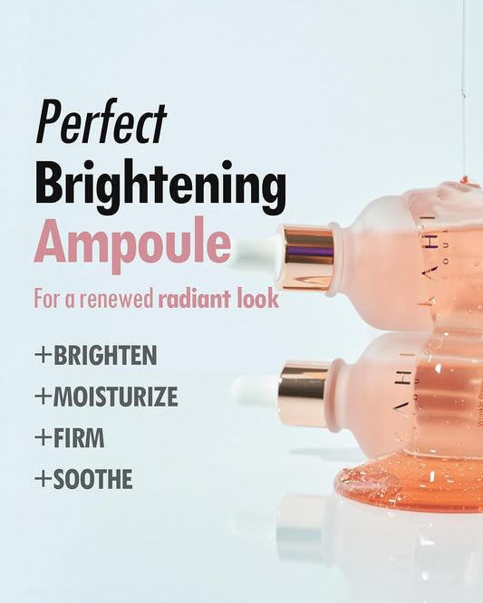 Kahi Wrinkle Bounce Blemish Ampoule | Collagen Serum For Face Dark Spot Corrector Daily Face Serum Face Moisturizer Face Serum For Glowing Skin Korean Ampoule Facial Oil Face Care 1.69 Fl Oz