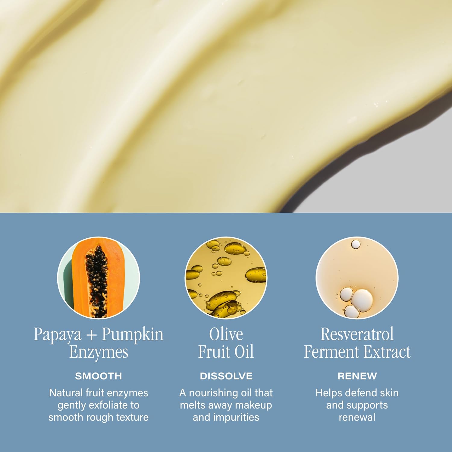 Skinn Daily Evening Face Wash, Multi-Action Cream, Olive & Enzyme Cleanser, 4Oz - Facial Cream For Removing Makeup, Impurities & Dead Skin Cells : Beauty & Personal Care