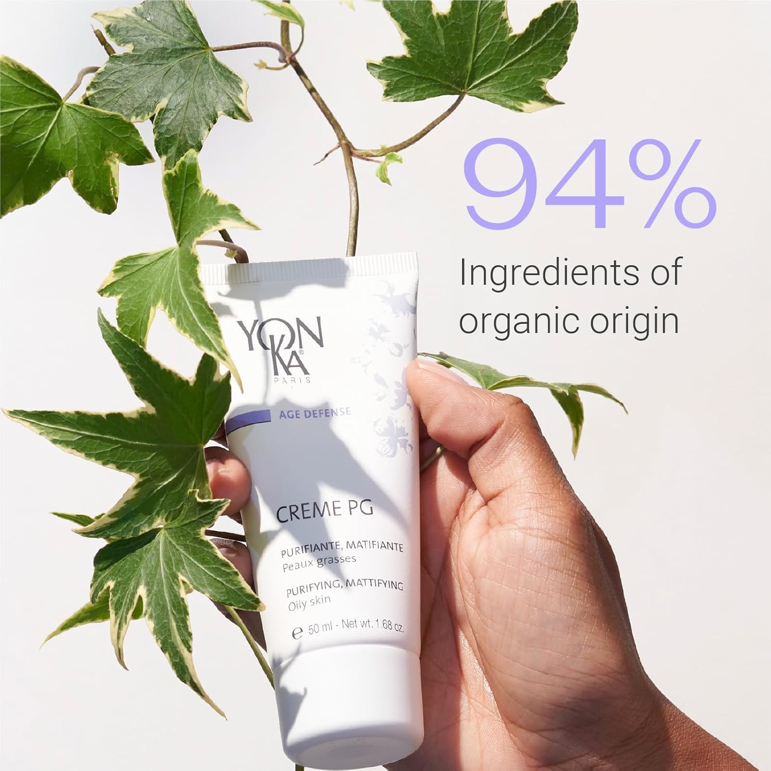 Yonka Creme Pg Creme (50Ml) Mattifying Protective Cream For Oily Skin, Anti-Aging Balancing Treatment For Shine And Redness, Paraben-Free : Beauty & Personal Care