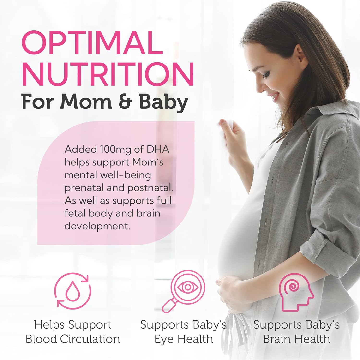 Zahler Mighty Mini Prenatal Vitamin With Dha & Folate - Certified Kosher - All Natural Prenatal Vitamins - Multivitamin For Pregnant Women - 19 Prenatal Vitamins Including Folic Acid (90 Softgels) : Health & Household