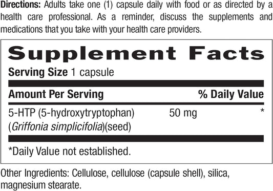 Country Life - 5-Htp L-Tryptophan 50 Mg - 50 Capsules