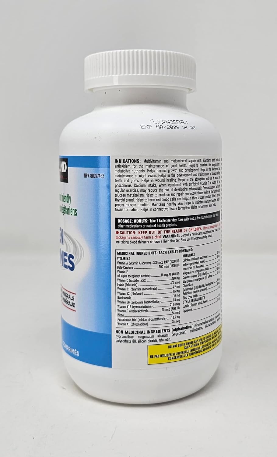 Kirkland Signature Men Multivitamin, 365 Tablets