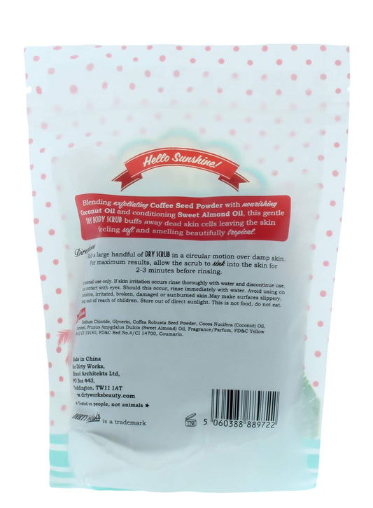 Dirty Works 200G Dry B/Scrub Pouch Coco : Beauty & Personal Care