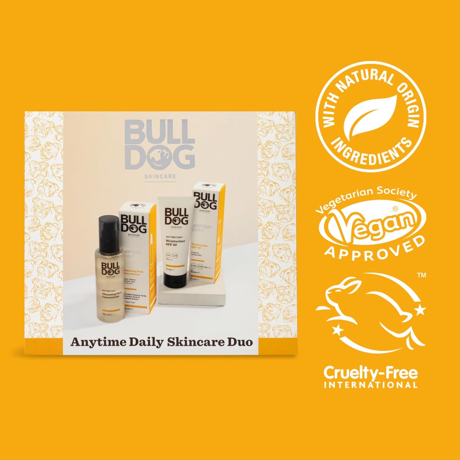 Bulldog Skincare | Men's Gift Set | Advanced Anytime Daily Duo : Amazon.co.uk: Beauty