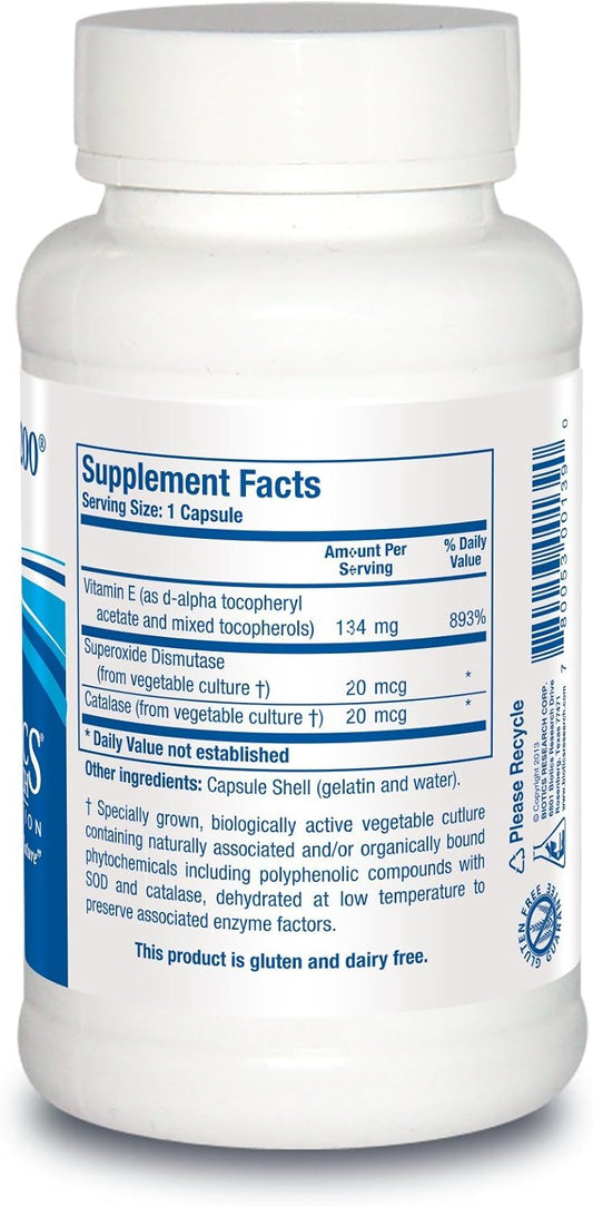 Biotics Research E-Mulsion 200 Emulsified, Enhanced Absorption, Vitamin E, Mixed Tocopherols, Antioxidant, Cardiovascular Health, Immune Support 90 Caps